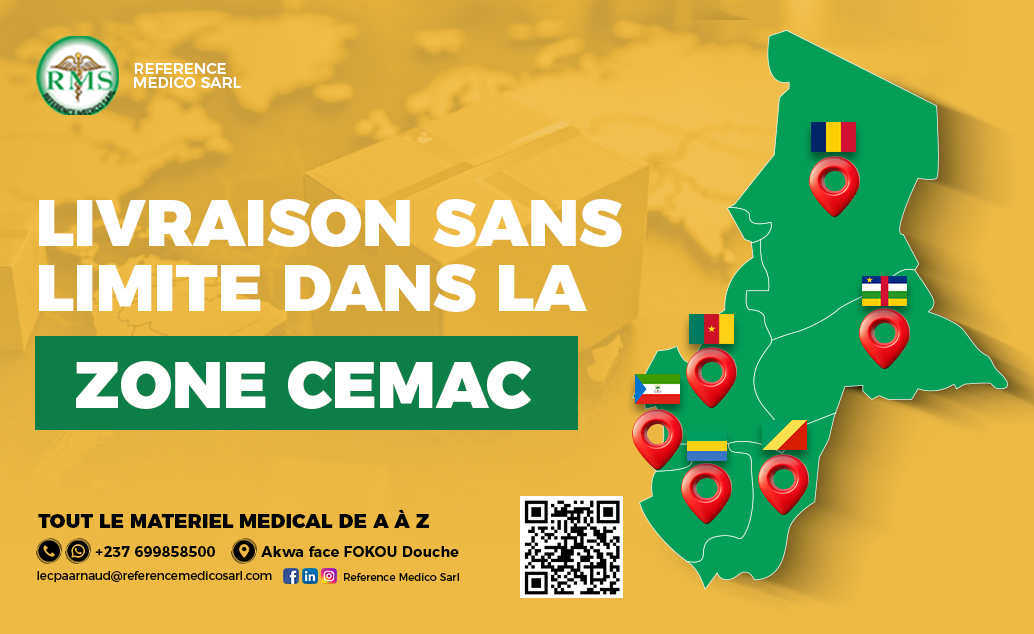 Livraison sans limite dans toute la zone CEMAC